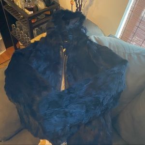 Baby Phat Rabbit Fur Jacket